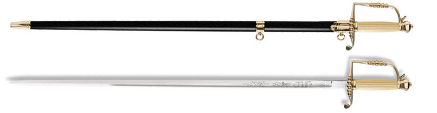 Меч COLD STEEL Мод. OFFICER'S FIVE BALL SPADROON