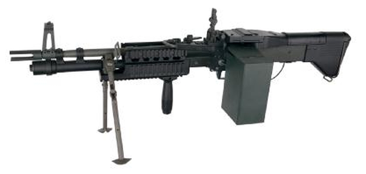 Страйкбольный пулемет ASG Мод. U.S. ORDNANCE M60E4/MK43 COMMANDO