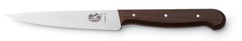 Столовый нож VICTORINOX Мод. CARVING KNIFE SERRATED ROSEWOOD #5.2030.12