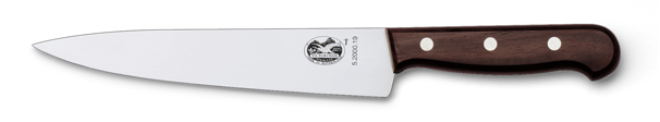 Столовый нож VICTORINOX Мод. CARVING KNIFE ROSEWOOD #5.2000.31
