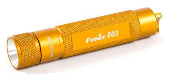 Фонарь FENIX Мод. E01 оранжевый